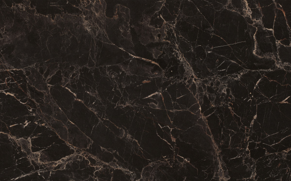 Столешница глянцевая 26х600х3000 Мрамор Марквина чёрный