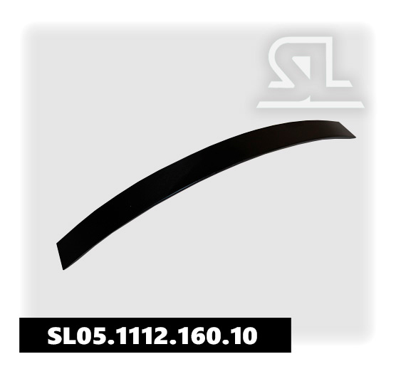 Ручка скоба SL 1112 160 мм. алюминий Чёрный SL