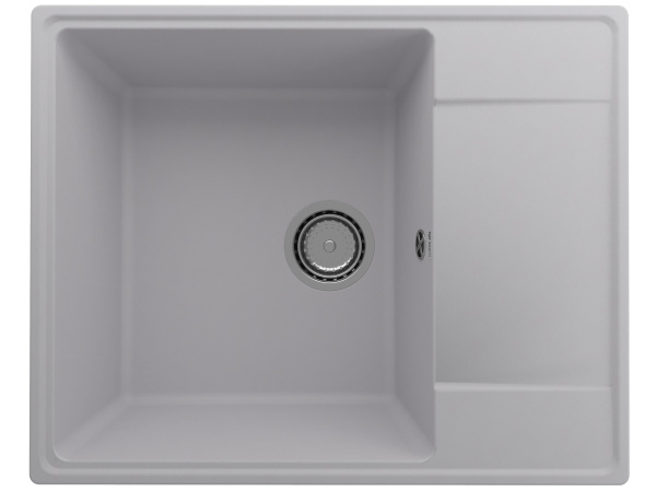 Мойка прямая Quartz Prima 605 Платина