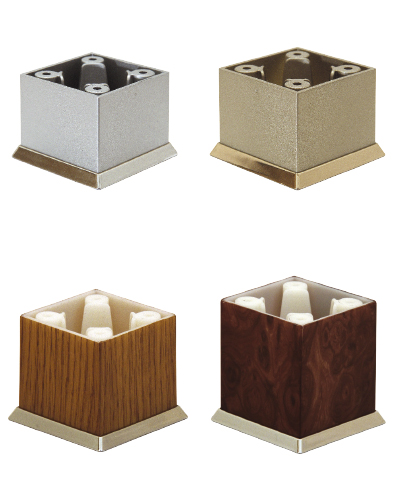 Опора регулируемая ДК-6 декоративная Н-20 мм Тип2 Золотой металлик/Хром Микрон