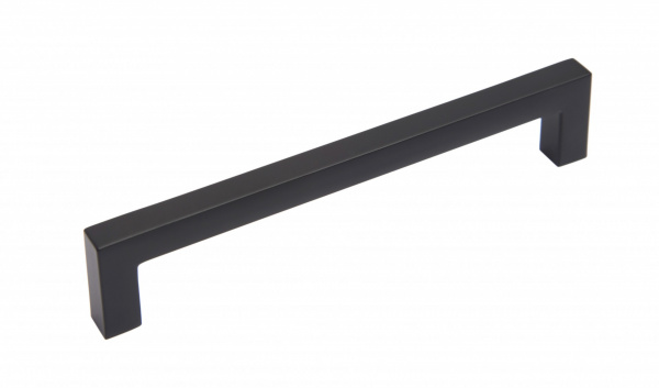 Ручка скоба QUADRA RS 043 128 Чёрный матовый