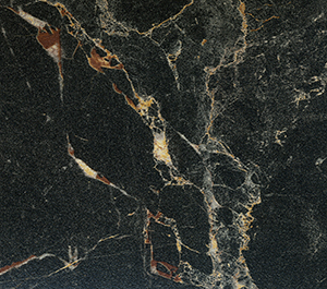 Столешница матовая 38х600х4100 Мрамор Марквина чёрный (Оф.)