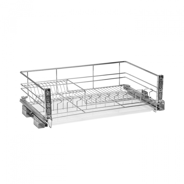 Сушка выкатная в нижнюю базу c доводчиком 800 Хром LOTTI