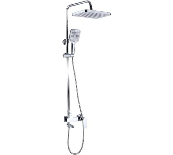 Душевой гарнитур FENDI Хром с лейкой и тропическим душем OSGARD