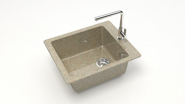 Мойка прямая Линди Z8 Q5 Песочный глянец