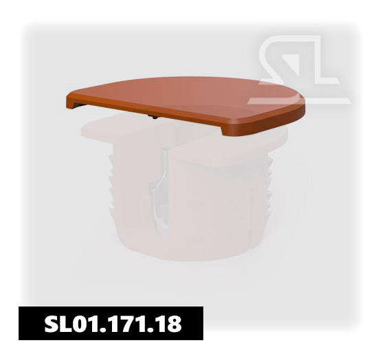 Крышка для стяжки эксцентриковой "РАФИКС" Коричневый