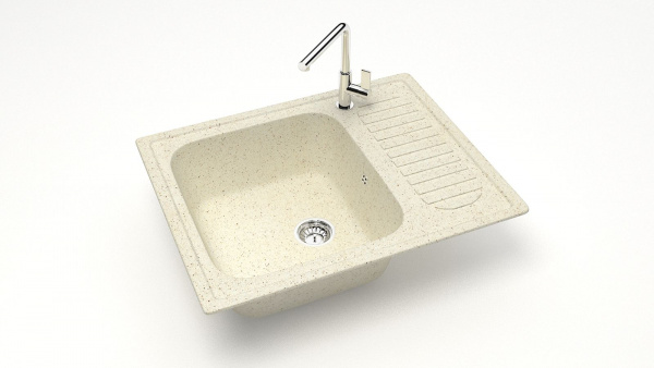 Мойка прямая F15 Q2 Бежевый матовый