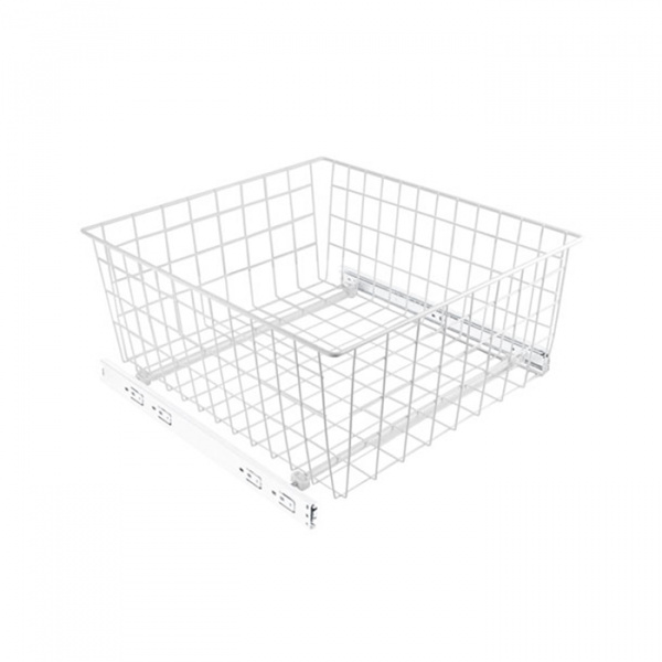 Корзина на шариковых направляющих 435х475х200 Белый Sibo 25 кг.