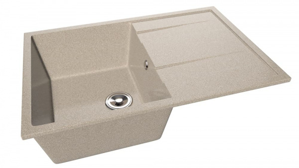 Мойка прямая Канопус Солнечный ветер NEW (770*493*200) глянец