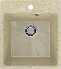 Мойка квадратная PR-M425 Слоновая кость (без сифона)