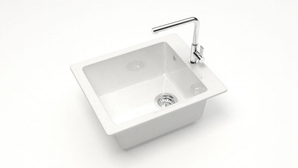 Мойка прямая Линди Z8 Q1 Белый лёд глянец