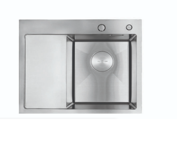 Мойка AVIVACOM 3мм 580*480мм Сатин с крылом Правая