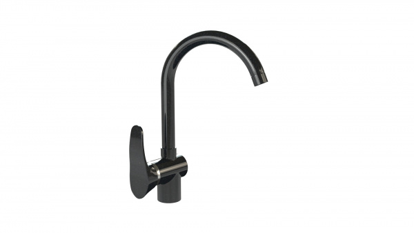 Смеситель MG005 Q4 Чёрный глянец