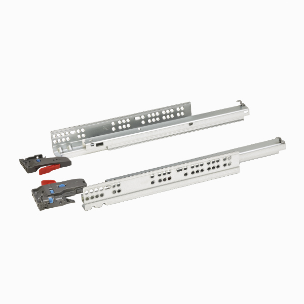 Направляющая шариковая скрытая 300 мм с доводчиком MF 25 кг.