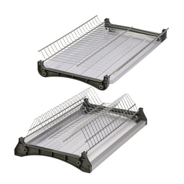 Сушка для посуды 500 2-х уровневая Хром MF