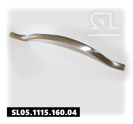 Ручка скоба SL 1115 160 мм, алюминий Нержавеющая сталь SL
