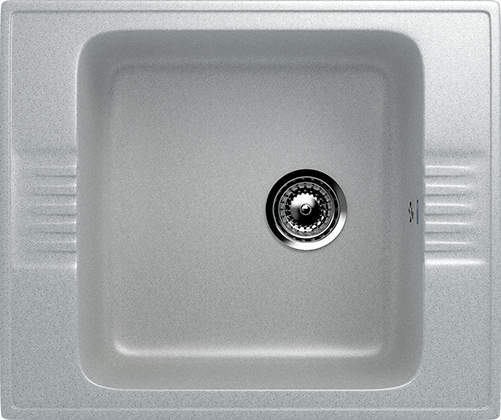 Мойка квадратная U204 Серый 