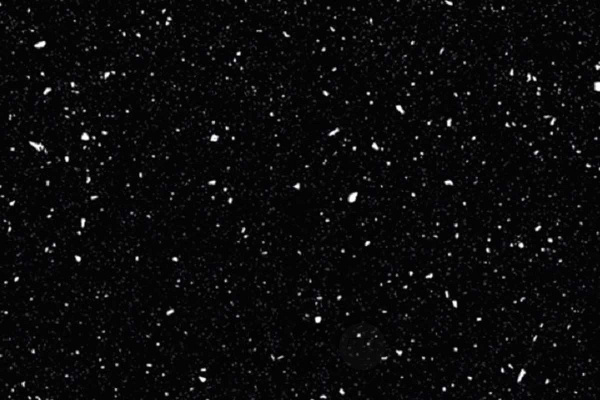 Столешница глянцевая 38х600х3000 Андромеда чёрная