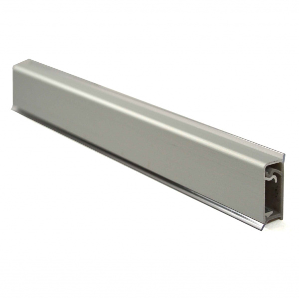 Плинтус алюминиевый Квадро матовый 27,4Х10,5 4м