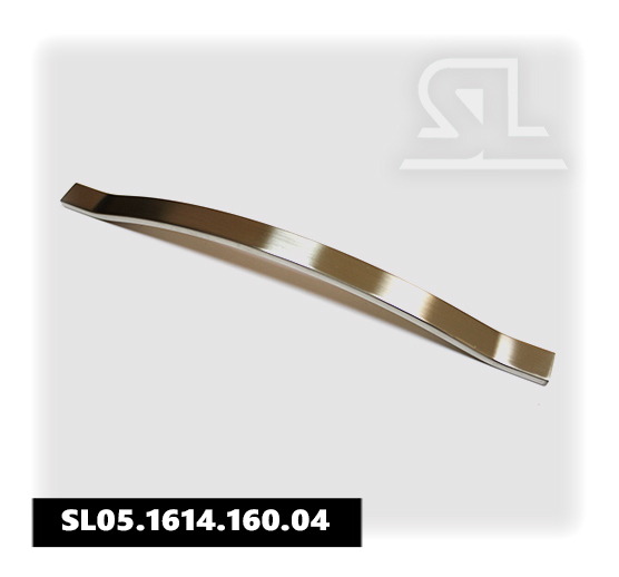 Ручка скоба SL 1614 160 мм, алюминий Нержавеющая сталь SL