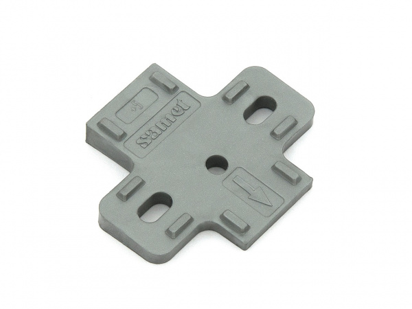 Подкладка для петель SAMET угловая +5° Star Track and Star пластиковая серая