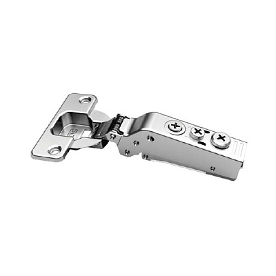 Петля накладная 105* с доводчиком CLIP-ON DTC PIVOT STAR без монтажной планки Тонкая фасад 10-20мм