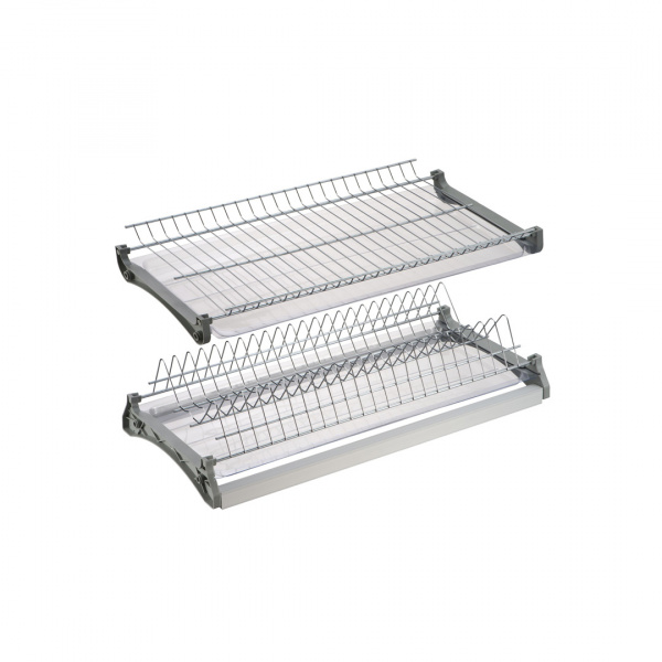 Сушка для посуды 400 2-х уровневаямм Хром LEMAX