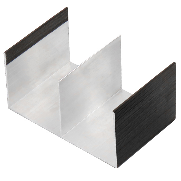 Направляющая верхняя ПРЕМИАЛ Венге тёмный 5900 мм