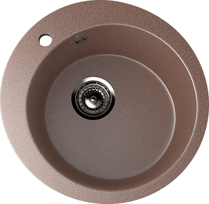 Мойка круглая U405 Терракот