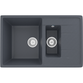 Мойка двойная U205 Антрацит