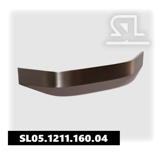 Ручка скоба SL 1211 160 мм. алюминий Нержавеющая сталь SL