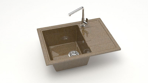 Мойка прямая Анастасия Z150 Q9 Терракот глянец