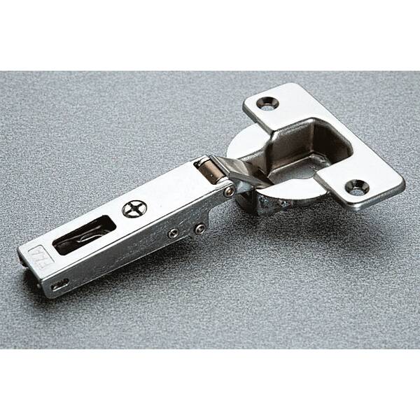 Петля накладная 94* CLIP-ON SALICE чашка d=40мм фасад 19-35мм