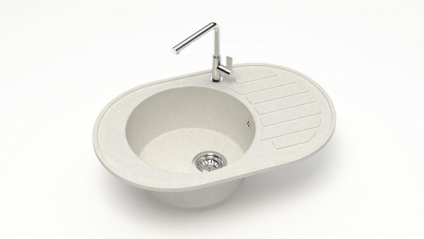 Мойка овальная F31 Q7 Хлопок матовый