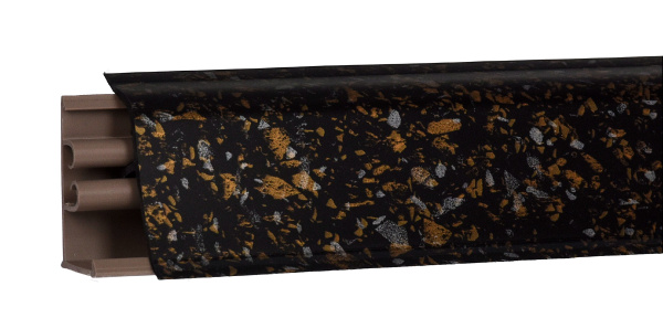 Плинтус LB-38 3м Чёрная бронза 384