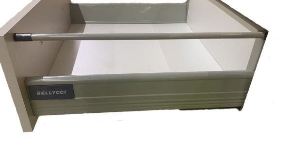 Тандембокс 160х450 с рейлингом Серый BELLYCCI