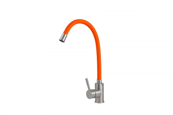 Смеситель Аура 8105 Flex color Оранжевый