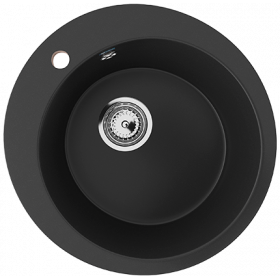 Мойка круглая U405 Ультра-чёрный