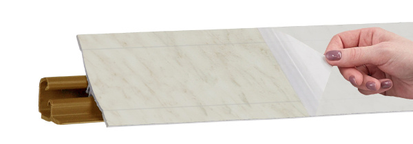 Плинтус LB 231 Мрамор Каррара 3,0 м 38