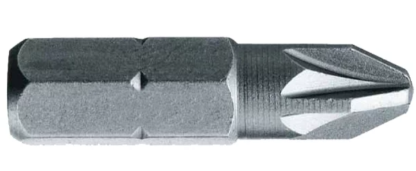 Бита удлиненная, крестообразный шлиц (привод 1/4") PZ 2 x 50 мм