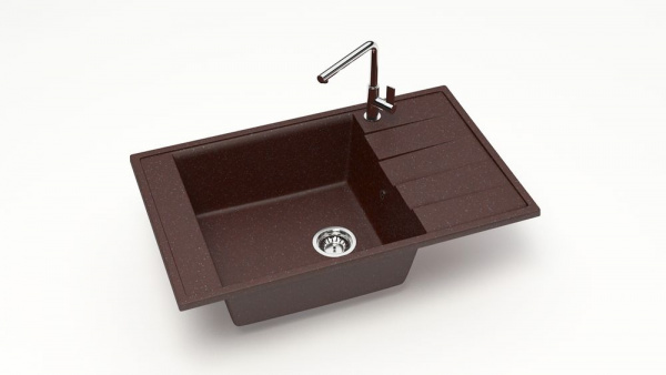 Мойка прямая F29 Q16 Шоколад матовый