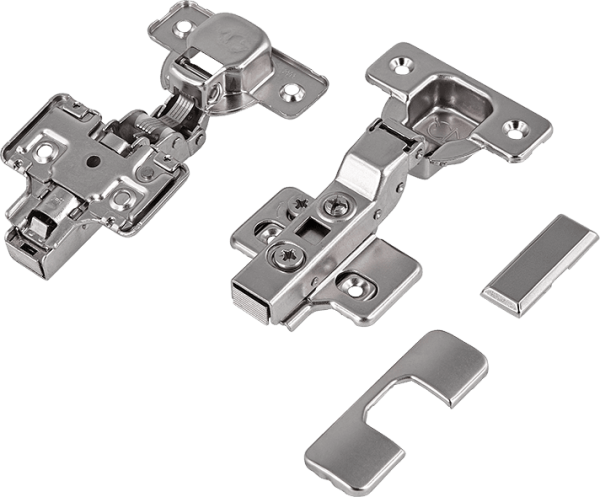 Петля полунакладная 110* без пружины CLIP-ON 3D AQ (с отв.пл) СНЯТ