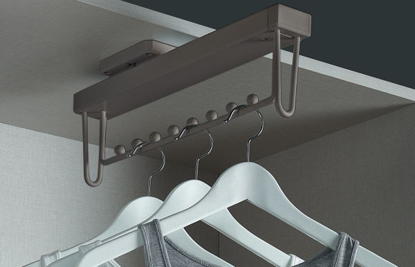 Выдвижная вешалка Moka с доводчиком CLIP-ON Unihopper