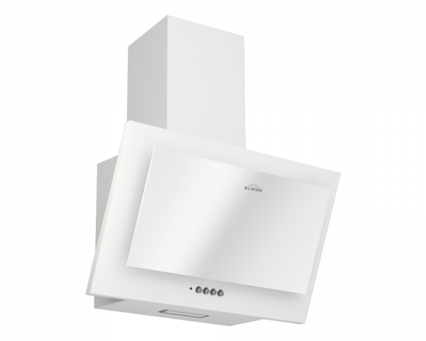 Вытяжка ELIKOR Коралл 60П-430-К3Д Белый Белое.стекло