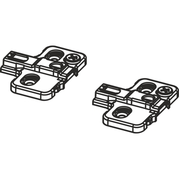 Монтажная планка DTC CLIP-ON 3D STANDART H=0