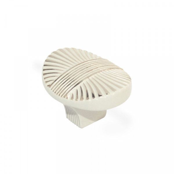 Ручка кнопка DELMA Белый с золотом