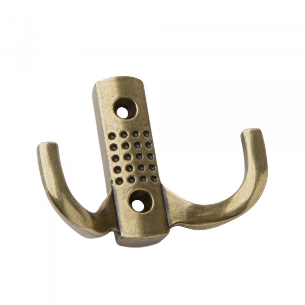 Крючок 2х рожковый KR 0061 OAB Бронза оксидированная KERRON 25 кг.СНЯТ
