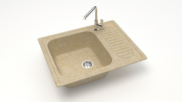 Мойка прямая F15 Q14 Ваниль матовый