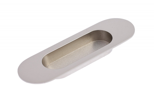 Ручка врезная овальная ED 7870S Никель полированный