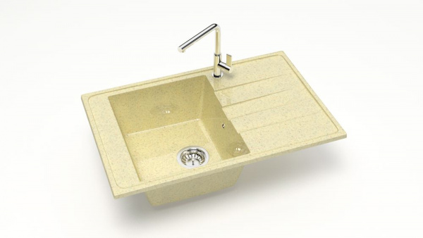 Мойка прямая Зельда Z32 Q3 Бежевый фреш глянец